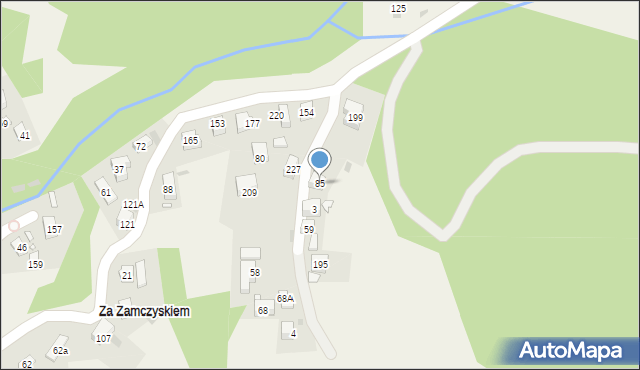 Sucha Struga, Sucha Struga, 85, mapa Sucha Struga