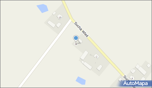 Sucha Wieś, Sucha Wieś, 1a, mapa Sucha Wieś