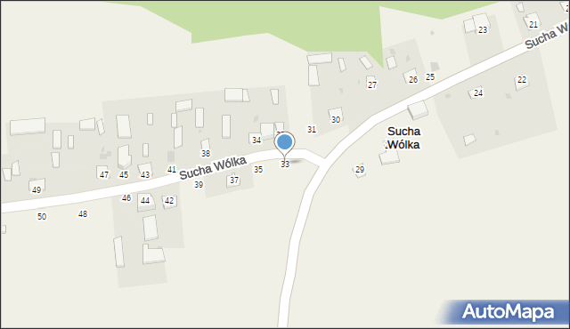 Sucha Wólka, Sucha Wólka, 33, mapa Sucha Wólka