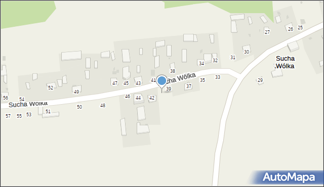 Sucha Wólka, Sucha Wólka, 40, mapa Sucha Wólka