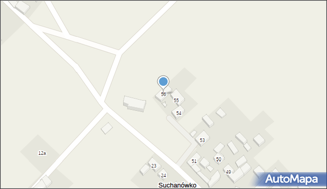Suchanówko, Suchanówko, 56, mapa Suchanówko