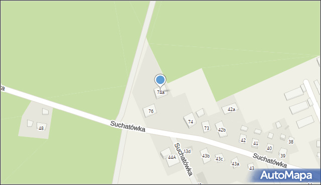 Suchatówka, Suchatówka, 74a, mapa Suchatówka