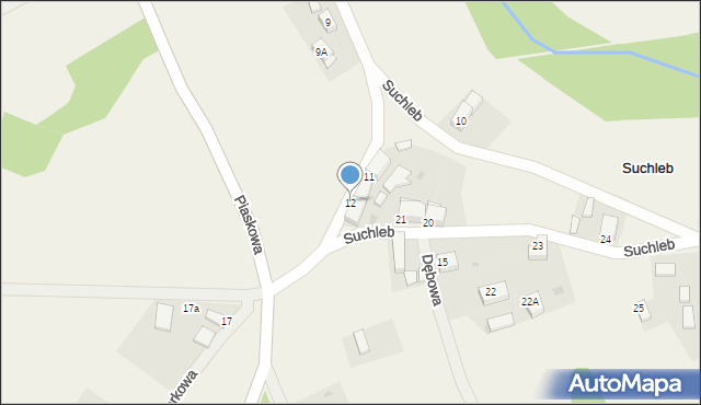 Suchleb, Suchleb, 12, mapa Suchleb