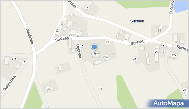 Suchleb, Suchleb, 22, mapa Suchleb