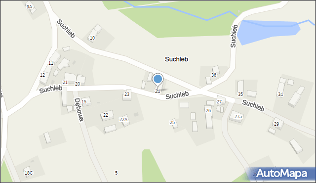 Suchleb, Suchleb, 24, mapa Suchleb