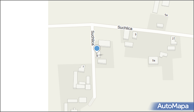 Suchlica, Suchlica, 8, mapa Suchlica