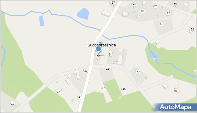 Suchobrzeźnica, Suchobrzeźnica, 56, mapa Suchobrzeźnica