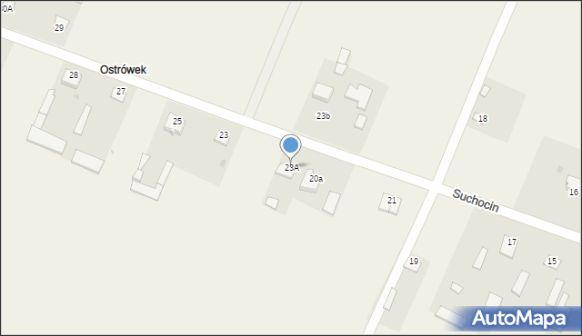 Suchocin, Suchocin, 23A, mapa Suchocin