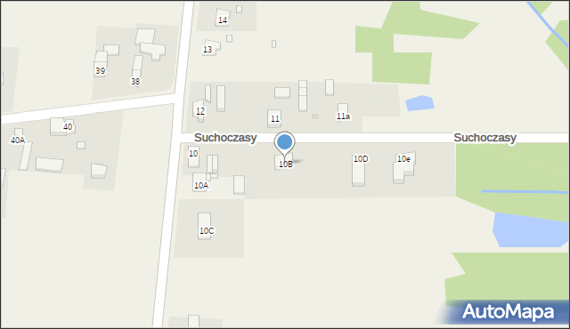 Suchoczasy, Suchoczasy, 10B, mapa Suchoczasy