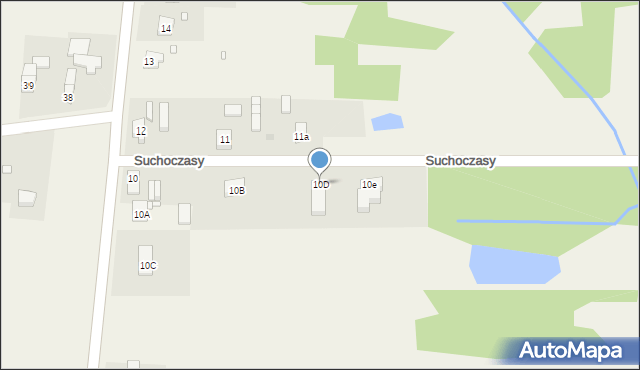 Suchoczasy, Suchoczasy, 10D, mapa Suchoczasy