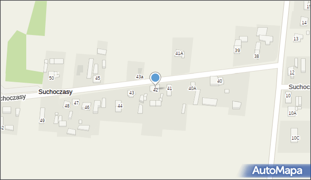 Suchoczasy, Suchoczasy, 42, mapa Suchoczasy
