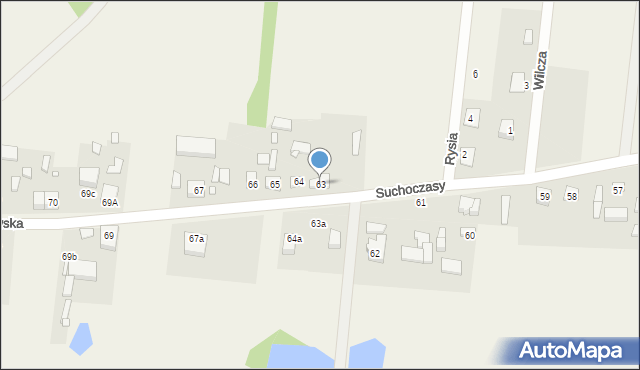 Suchoczasy, Suchoczasy, 63, mapa Suchoczasy