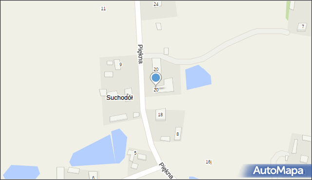 Suchodół, Suchodół, 20, mapa Suchodół