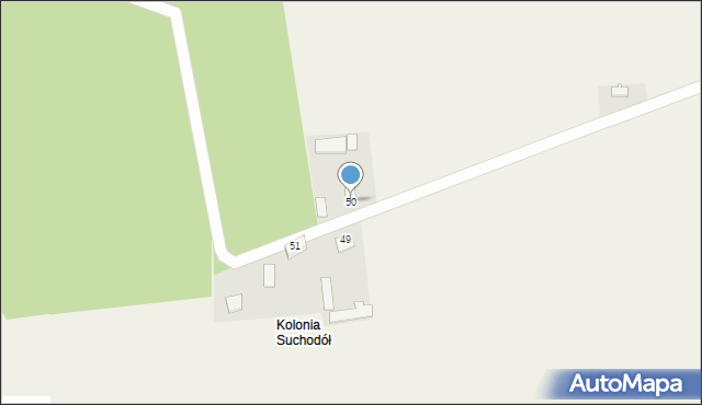Suchodół, Suchodół, 50, mapa Suchodół