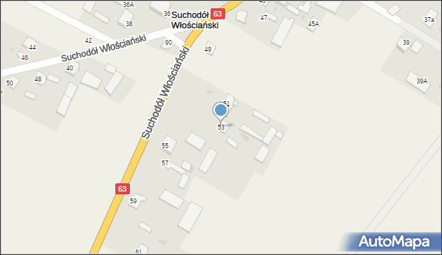 Suchodół Szlachecki, Suchodół Szlachecki, 53, mapa Suchodół Szlachecki