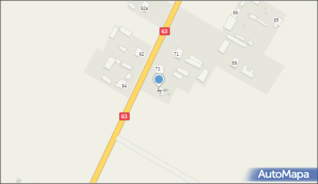 Suchodół Szlachecki, Suchodół Szlachecki, 75, mapa Suchodół Szlachecki