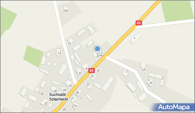 Suchodół Włościański, Suchodół Włościański, 4, mapa Suchodół Włościański