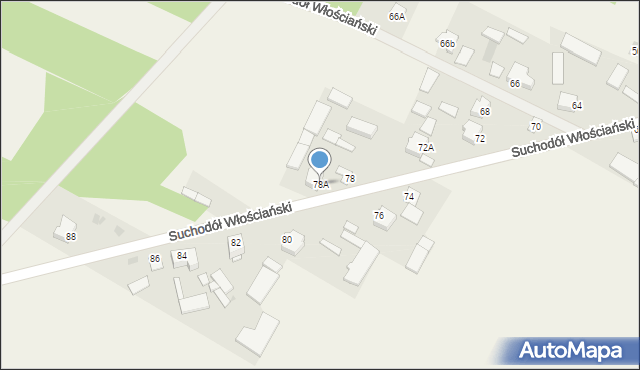 Suchodół Włościański, Suchodół Włościański, 78A, mapa Suchodół Włościański