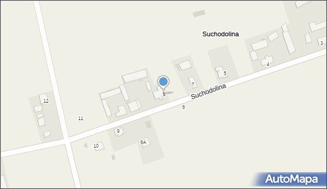 Suchodolina, Suchodolina, 8, mapa Suchodolina