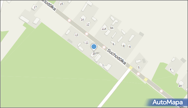Suchodółka, Suchodółka, 10, mapa Suchodółka