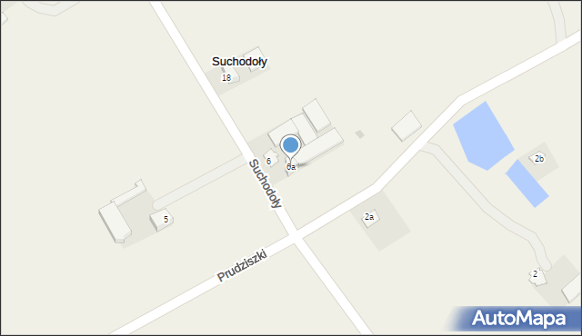 Suchodoły, Suchodoły, 6a, mapa Suchodoły