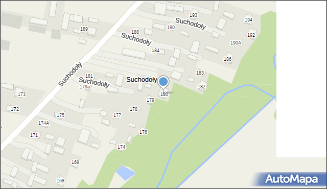 Suchodoły, Suchodoły, 180, mapa Suchodoły