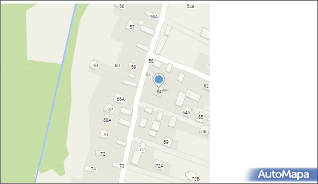 Suchodoły, Suchodoły, 64, mapa Suchodoły