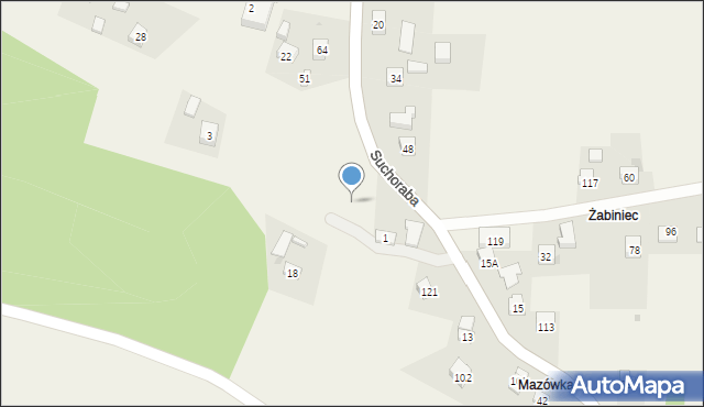 Suchoraba, Suchoraba, 1a, mapa Suchoraba