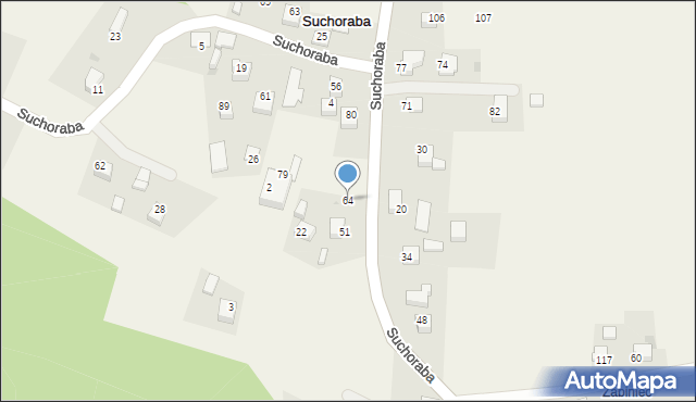 Suchoraba, Suchoraba, 64, mapa Suchoraba