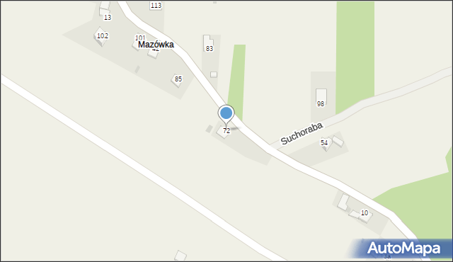Suchoraba, Suchoraba, 72, mapa Suchoraba