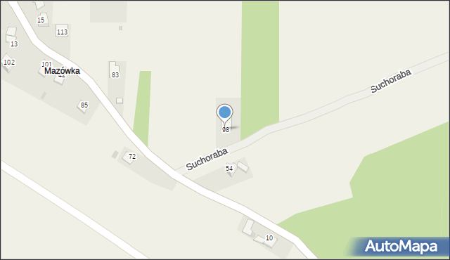 Suchoraba, Suchoraba, 98, mapa Suchoraba