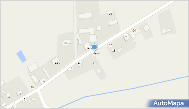 Suchorączek, Suchorączek, 15, mapa Suchorączek