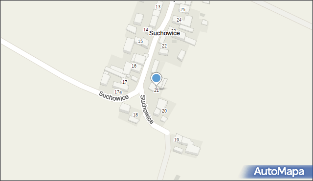 Suchowice, Suchowice, 21, mapa Suchowice