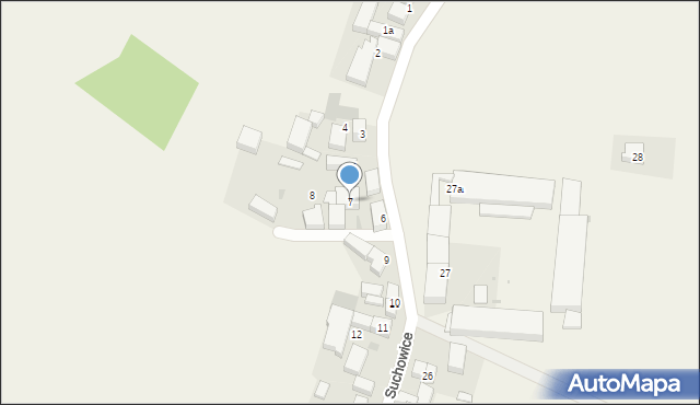 Suchowice, Suchowice, 7, mapa Suchowice