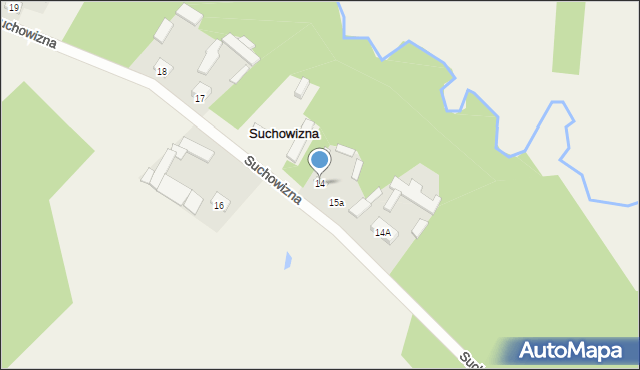 Suchowizna, Suchowizna, 14, mapa Suchowizna