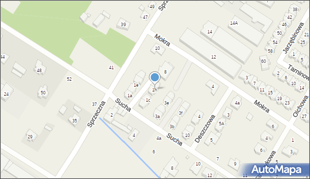 Suchy Las, Sucha, 1h, mapa Suchy Las