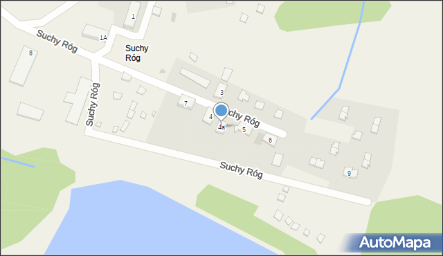 Suchy Róg, Suchy Róg, 4a, mapa Suchy Róg
