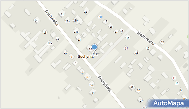 Suchynia, Suchyńska, 24A, mapa Suchynia