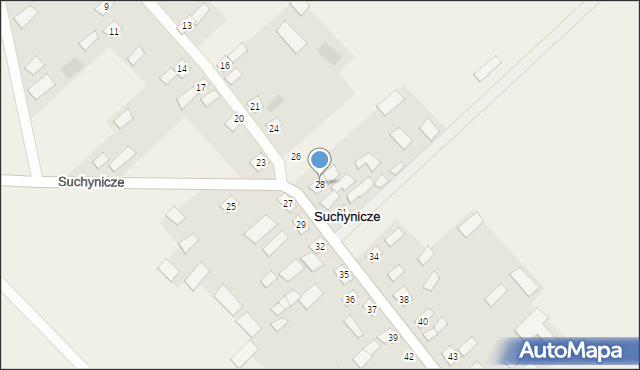 Suchynicze, Suchynicze, 28, mapa Suchynicze