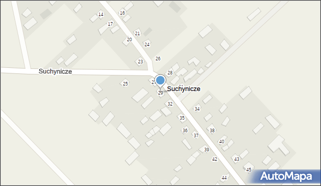 Suchynicze, Suchynicze, 29, mapa Suchynicze