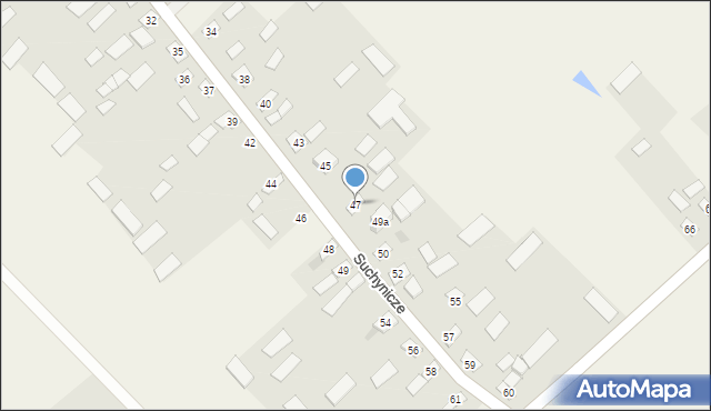 Suchynicze, Suchynicze, 47, mapa Suchynicze