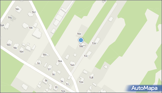 Sudół, Sudół, 54b, mapa Sudół