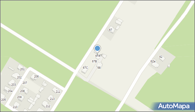 Sudół, Sudół, 67A, mapa Sudół