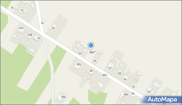 Sudół, Sudół, 84a, mapa Sudół