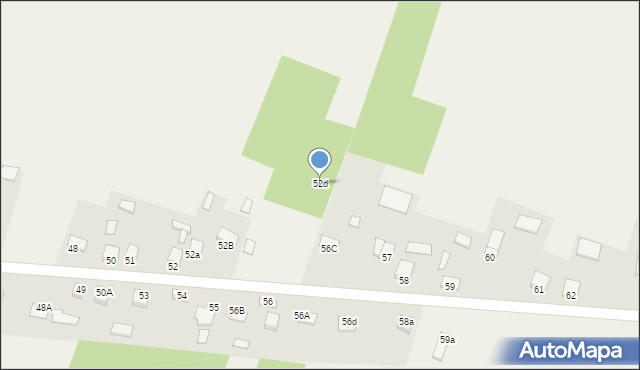 Sudół, Sudół, 52d, mapa Sudół