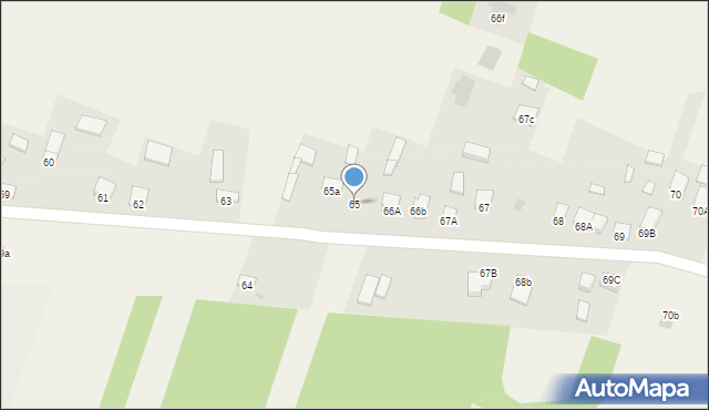 Sudół, Sudół, 65, mapa Sudół