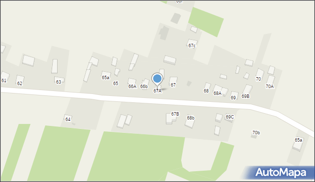 Sudół, Sudół, 67A, mapa Sudół