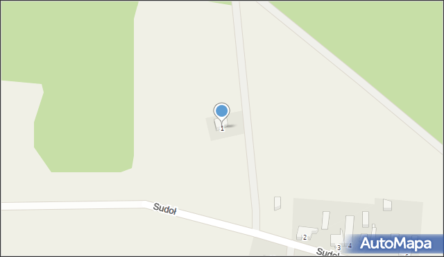 Sudoł, Sudoł, 1, mapa Sudoł