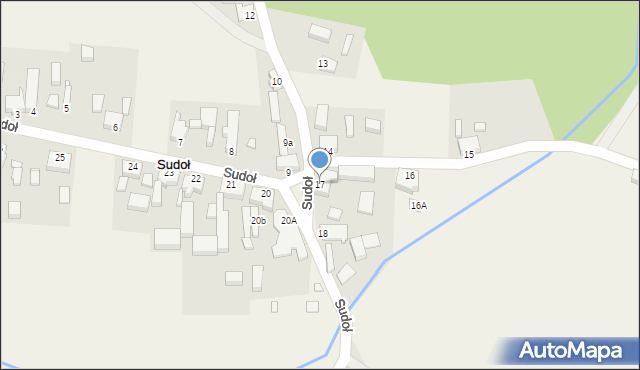 Sudoł, Sudoł, 17, mapa Sudoł