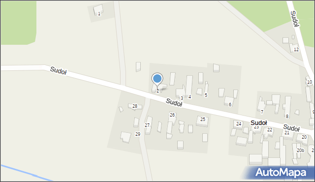 Sudoł, Sudoł, 2, mapa Sudoł